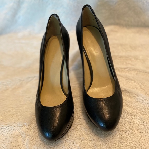 Black Nine West platform pumps sz 5.5 - Picture 2 of 5